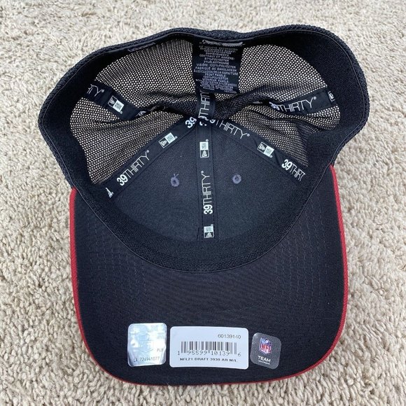 Arizona Cardinals New Era 39THIRTY Hat 2021 NFL Draft Mens M/L Trucker Gray Cap - Picture 6 of 8